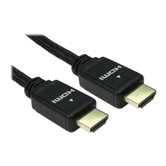 Progressiverobot 3 Metre Black HDMI 2.1 Braided Cable - M/M